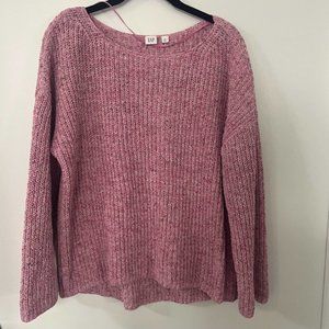 Gap Pink Popcorn Sweater- Medium